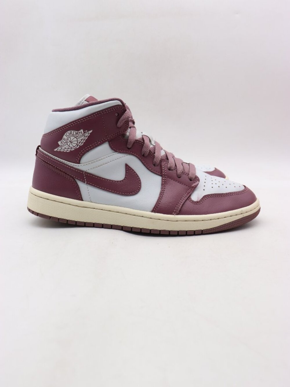 Nike Air Jordan 1 Mid Women's 9.5 Sky J Mauve Pure Platinum Purple Sneaker